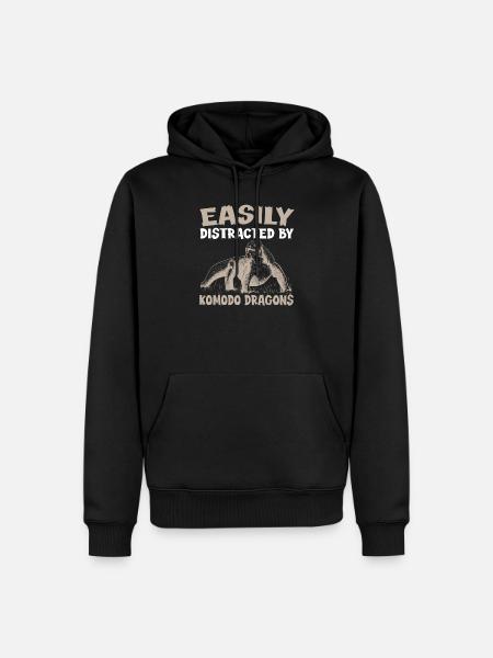 Komodowaran Lizard Lover - Men’s Premium Organic Hoodie - black