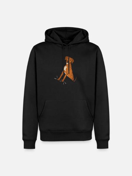 Rhodesian Ridgeback Shirt - Männer Premium Bio Hoodie - Schwarz