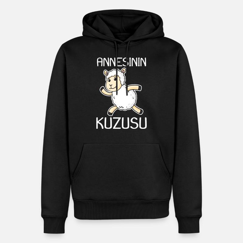 Annesinin Kuzusu - Bébé - turc - Sweat à capuche Premium bio Homme - noir