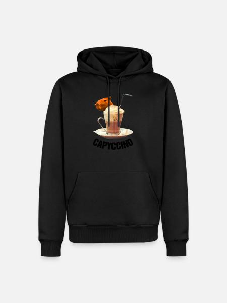 cute capybara - Men’s Premium Organic Hoodie - black