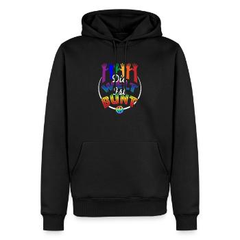 LGBTQIA Gleichberechtigung Geschlechter - Männer Premium Bio Hoodie - Schwarz - Vorne - Nico (187cm)