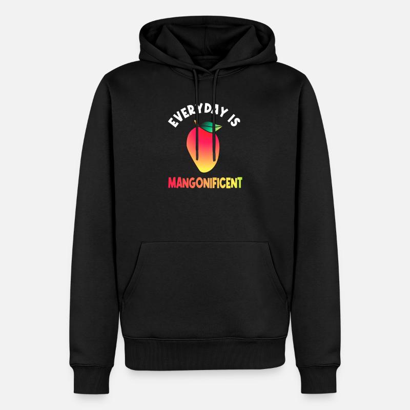 Cadeau drôle de mangue - Sweat à capuche Premium bio Homme - noir