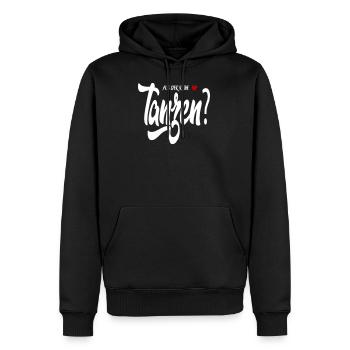 Lustig Sprüche Aus der Reihe tanzen - Männer Premium Bio Hoodie - Schwarz - Vorne - Nico (187cm)