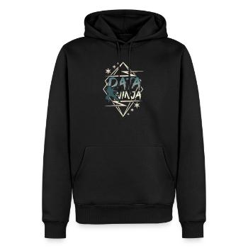 Data Scientist Data Enginieer - Männer Premium Bio Hoodie - Schwarz - Vorne - Nico (187cm)