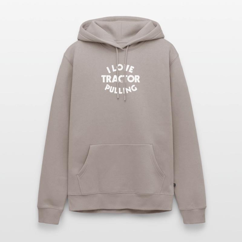 Tractor Pulling Men’s Premium Organic Hoodie