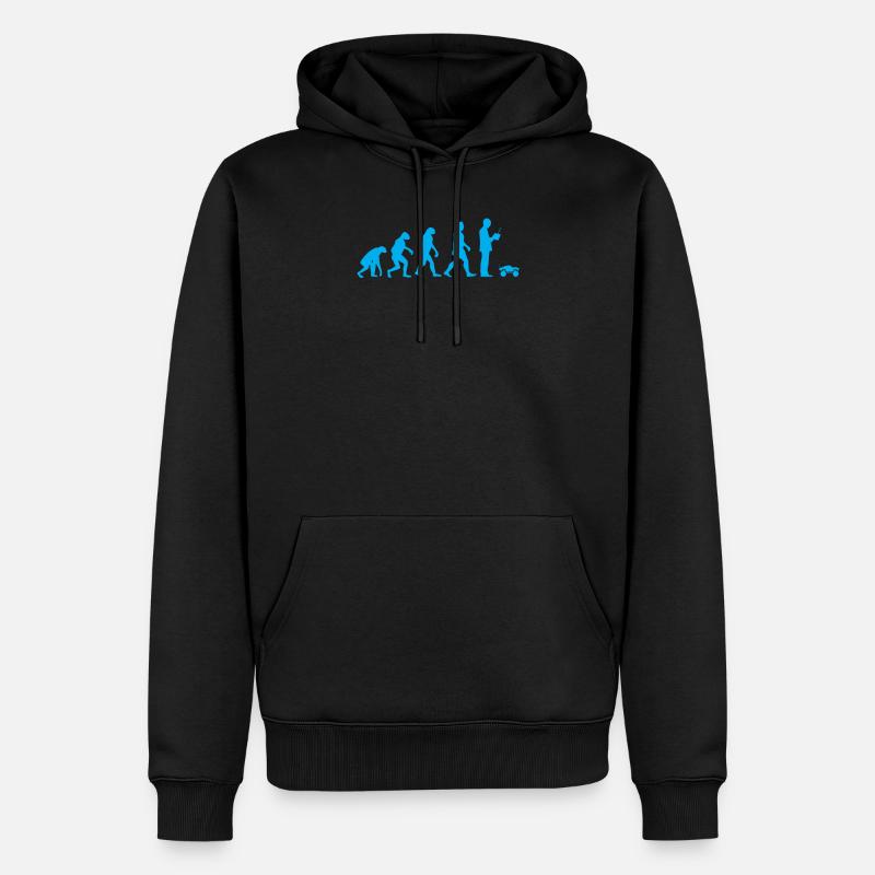 Ferngesteuertes Modellauto - Männer Premium Bio Hoodie - Schwarz
