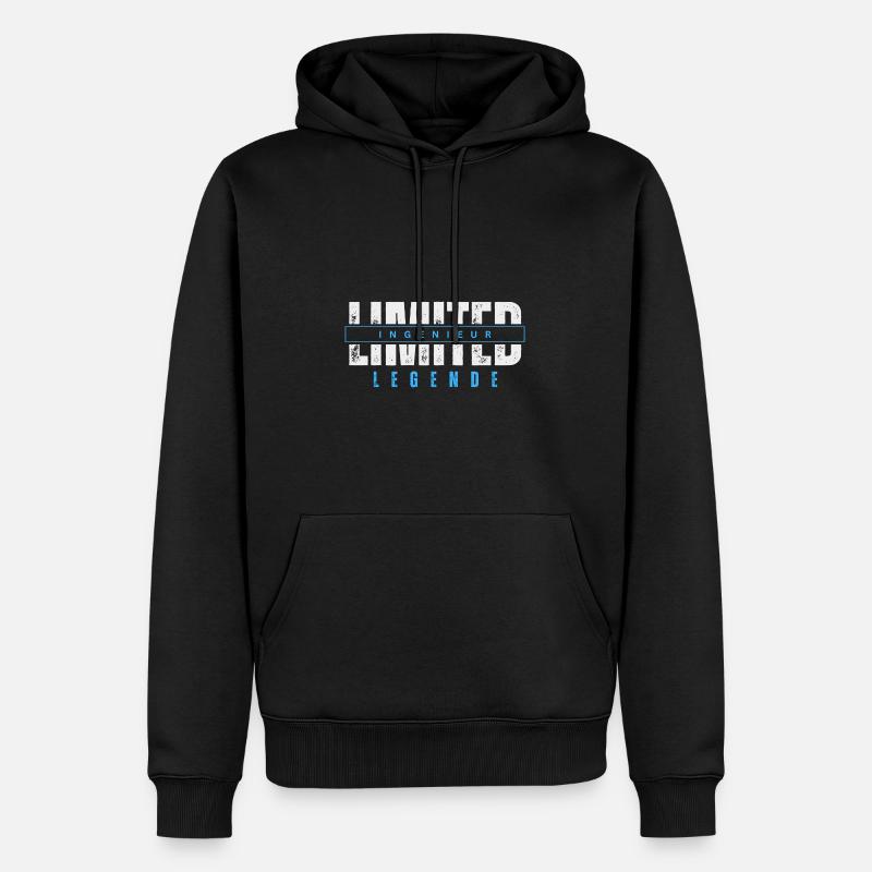 Légende de l’ingénieur limité. - Sweat à capuche Premium bio Homme - noir
