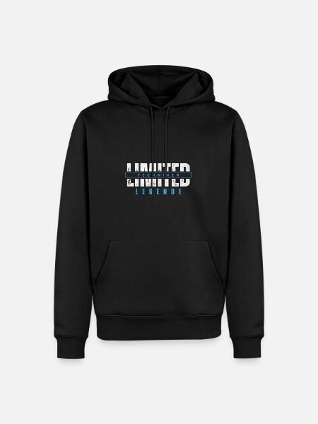 Légende limitée des techniciens. - Sweat à capuche Premium bio Homme - noir