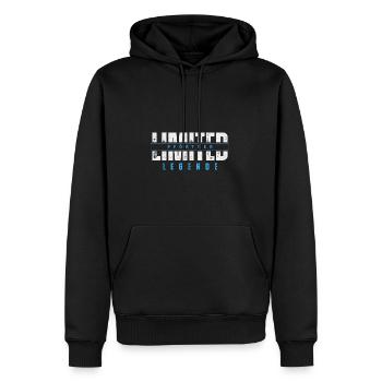 Limited Gatekeeper Legend. - Men’s Premium Organic Hoodie - black - Front - Nico (187cm)