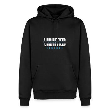 Légende limitée de l’orthophoniste. - Sweat à capuche Premium bio Homme - noir - Devant - Nico (187cm)