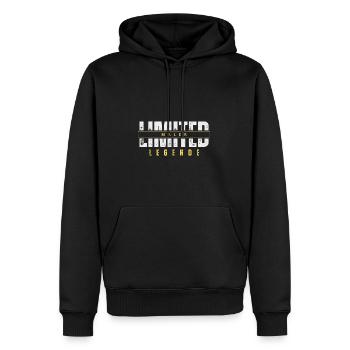 Limited Painter Legend. - Men’s Premium Organic Hoodie - black - Front - Nico (187cm)