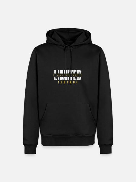 Limited roofer legend. - Men’s Premium Organic Hoodie - black