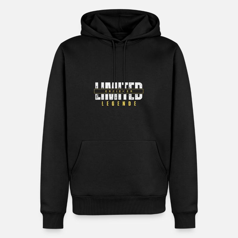 Légende limitée des éducateurs. - Sweat à capuche Premium bio Homme - noir