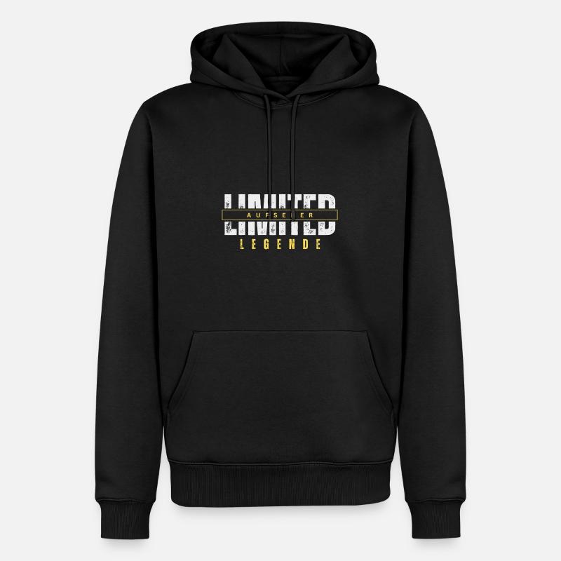 Légende du superviseur limité. - Sweat à capuche Premium bio Homme - noir