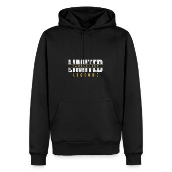 Légende limitée des moniteurs de conduite. - Sweat à capuche Premium bio Homme - noir - Devant - Nico (187cm)