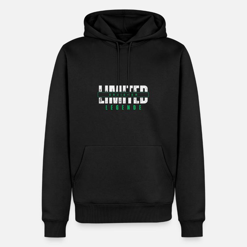 Légende limitée des éducateurs. - Sweat à capuche Premium bio Homme - noir