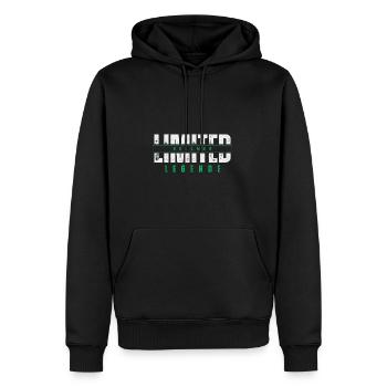 Limited Waiter Legend. - Men’s Premium Organic Hoodie - black - Front - Nico (187cm)