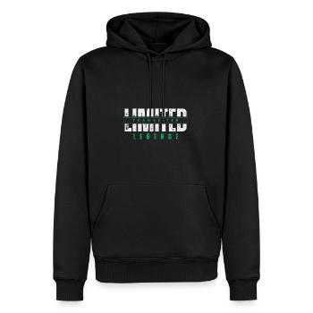 Limited Teamleiter Legende. - Männer Premium Bio Hoodie - Schwarz - Vorne - Nico (187cm)