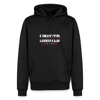 Limited Sailor Legend. - Men’s Premium Organic Hoodie - black - Front - Nico (187cm)