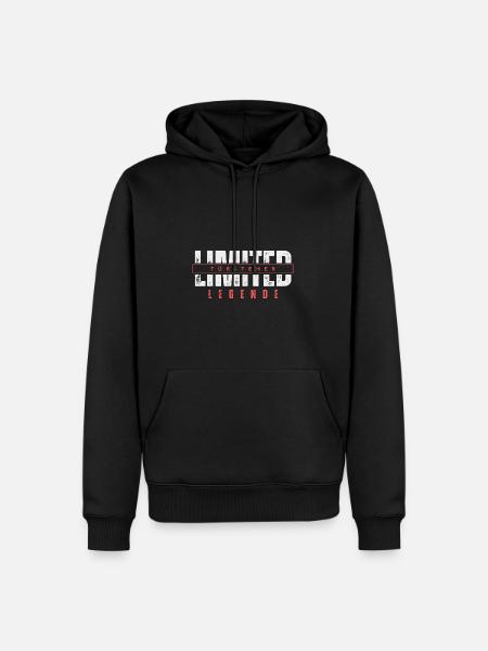 Légende du videur limité. - Sweat à capuche Premium bio Homme - noir