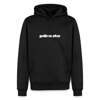 Grillmeister - Männer Premium Bio Hoodie - Schwarz - Vorne - Nico (187cm)