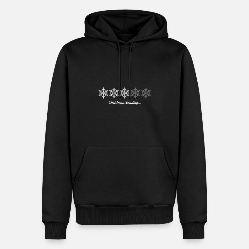 Christmas Loading - Men’s Premium Organic Hoodie - black