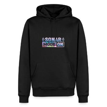 Meeresbiologie Delfin | Meeresbiologe Geschenkidee - Männer Premium Bio Hoodie - Schwarz - Vorne - Nico (187cm)