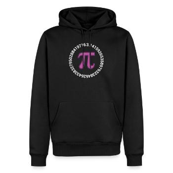 Pi-Tag - Glücklicher Pi-Tag - Männer Premium Bio Hoodie - Schwarz - Vorne - Nico (187cm)