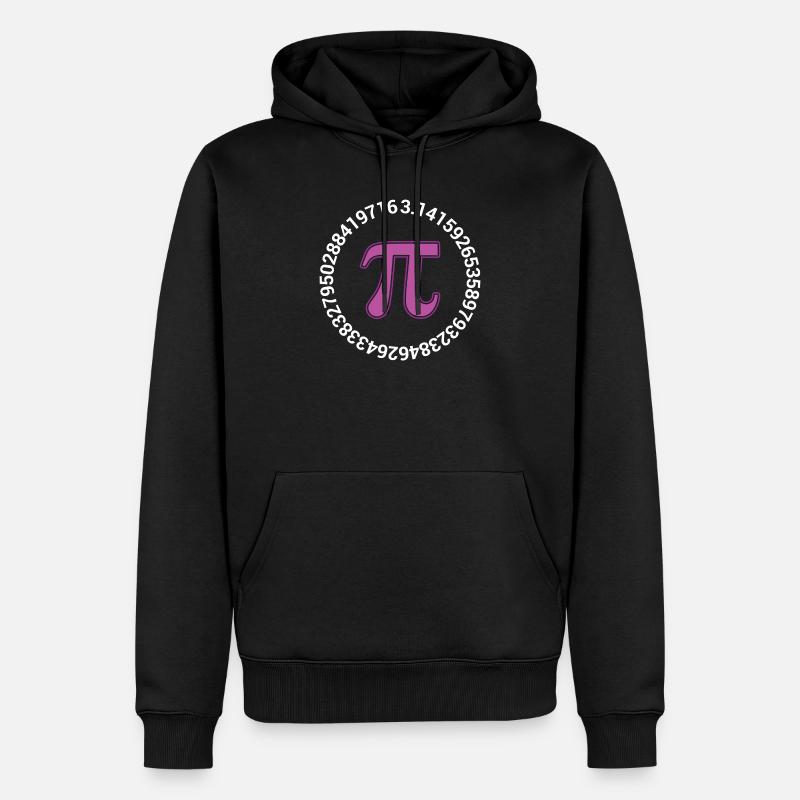 Pi Day - Bonne journée Pi - Sweat à capuche Premium bio Homme - noir