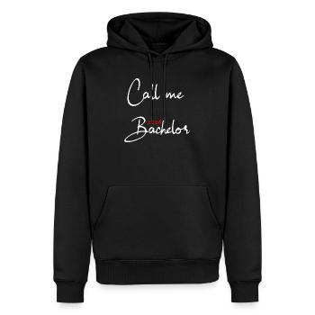 Licence 2026 Remise des diplômes - Sweat à capuche Premium bio Homme - noir - Devant - Nico (187cm)