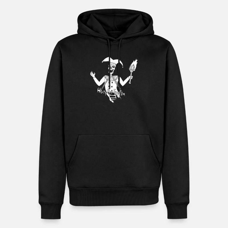 Hööpti - Männer Premium Bio Hoodie - Schwarz