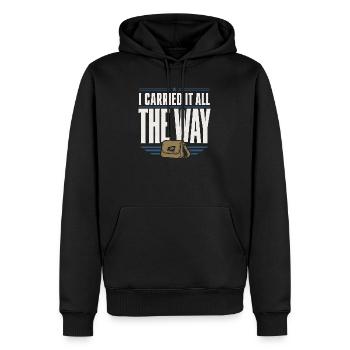 Postbote Im Ruhestand Postbote Im Ruhestand - Männer Premium Bio Hoodie - Schwarz - Vorne - Nico (187cm)