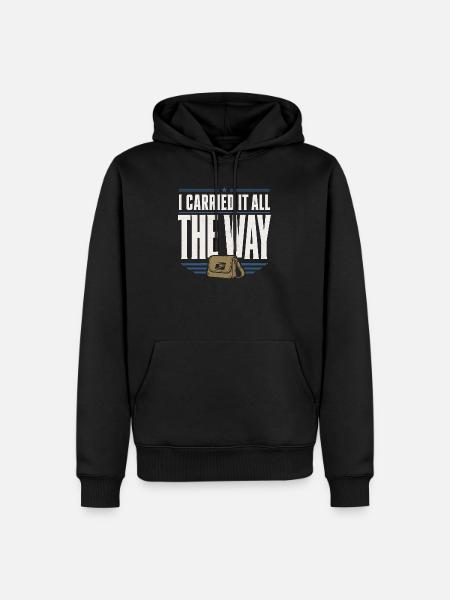 Retired Postman Retired Postman - Men’s Premium Organic Hoodie - black