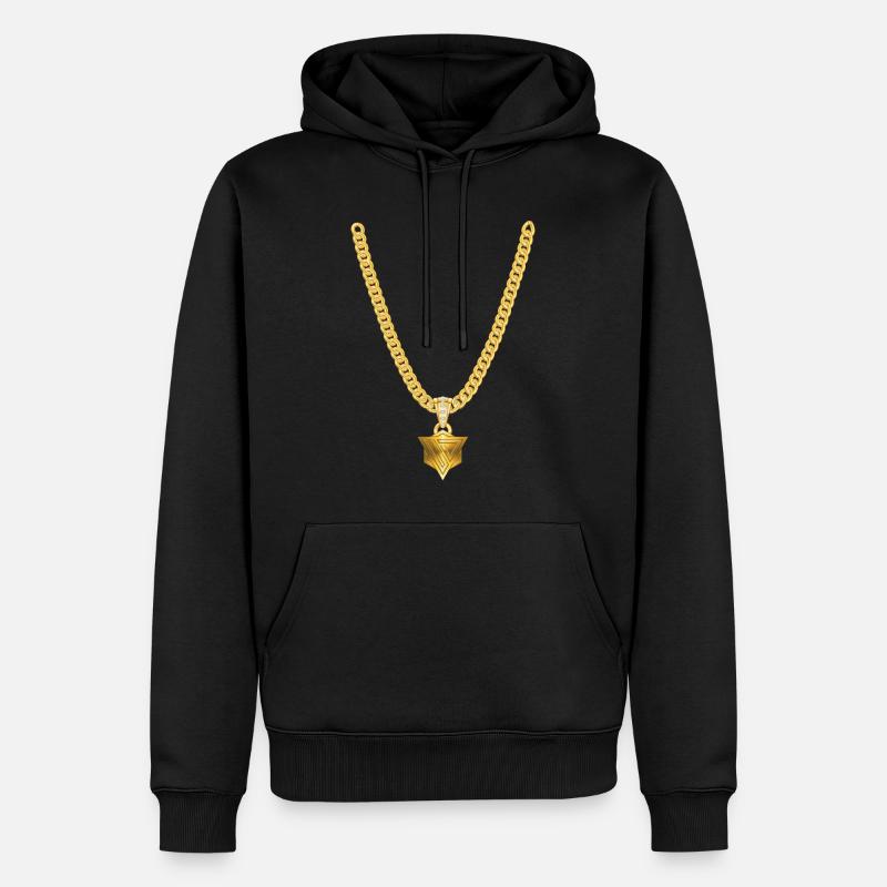 Rapperkette_Unus - Sweat à capuche Premium bio Homme - noir