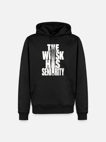 Schneebesen – The Whisk Has Seniority - Männer Premium Bio Hoodie - Schwarz