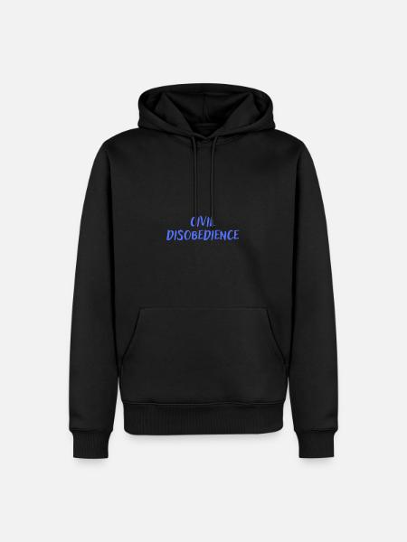 Civil disobedience - Men’s Premium Organic Hoodie - black