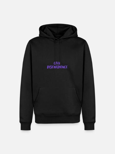 Civil disobedience - Men’s Premium Organic Hoodie - black