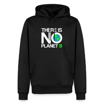 Earth - Earth Day Protection de l'environnement - Sweat à capuche Premium bio Homme - noir - Devant - Nico (187cm)