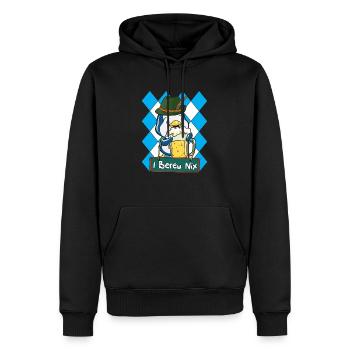 Wiesn Pinguin Zoo Tier Bier Geschenk - Männer Premium Bio Hoodie - Schwarz - Vorne - Nico (187cm)