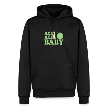 Tennis Ace Ace Baby - Sweat à capuche Premium bio Homme - noir - Devant - Nico (187cm)