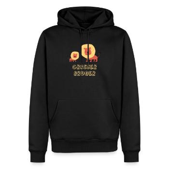 Grosser Bruder Big Brother 2019 T-Shirt - Männer Premium Bio Hoodie - Schwarz - Vorne - Nico (187cm)