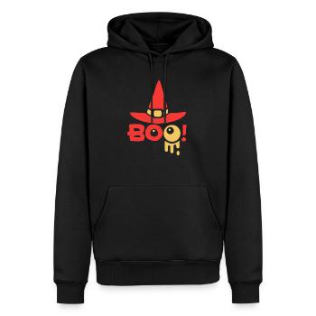 Halloween - Men’s Premium Organic Hoodie - black - Front - Nico (187cm)