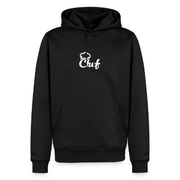 Cool Chef Hat Cuisine des cuisiniers et des cadeaux de chefs - Sweat à capuche Premium bio Homme - noir - Devant - Nico (187cm)