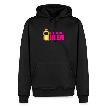 Kettlebell Queen Swing Fitness Gym Training - Männer Premium Bio Hoodie - Schwarz - Vorne - Nico (187cm)
