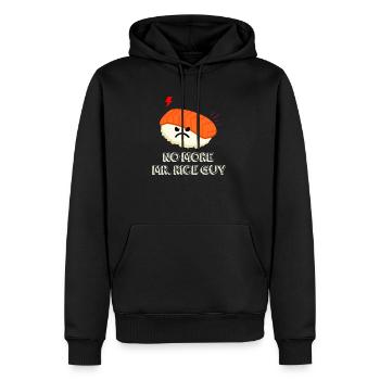 Riz Sushi Mister Nice guy - Sweat à capuche Premium bio Homme - noir - Devant - Nico (187cm)