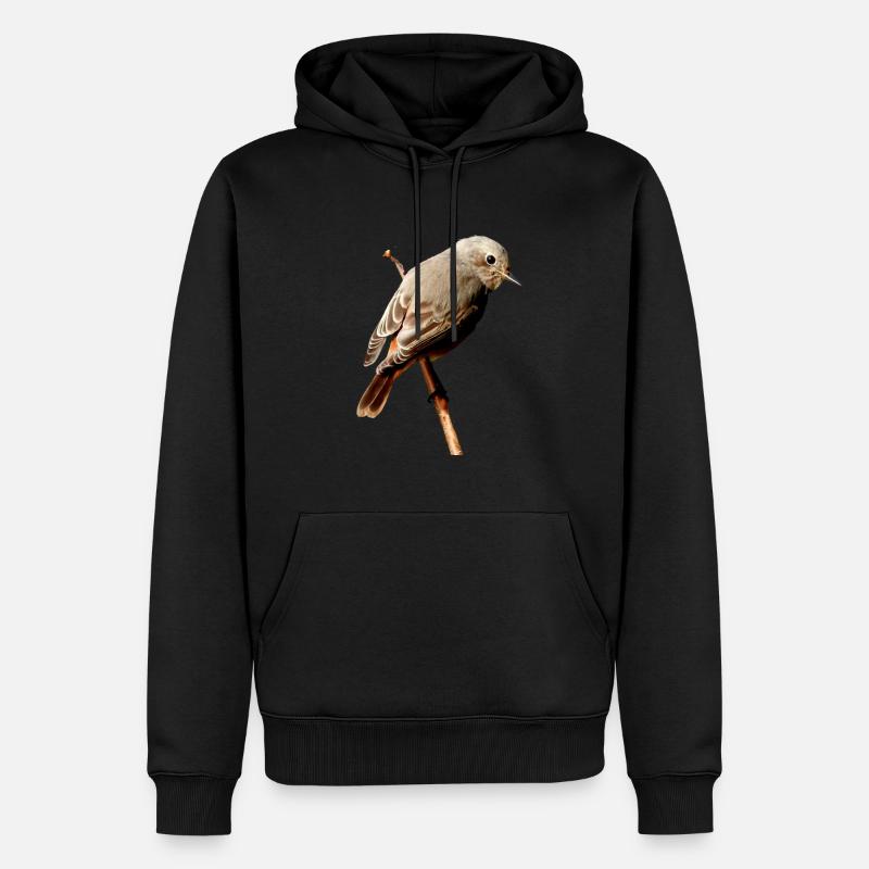 Rotschwänzchen - Männer Premium Bio Hoodie - Schwarz