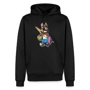 Dog summer - Men’s Premium Organic Hoodie - black - Front - Nico (187cm)