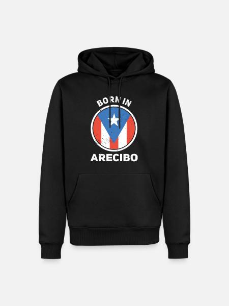 Arecibo - Men’s Premium Organic Hoodie - black