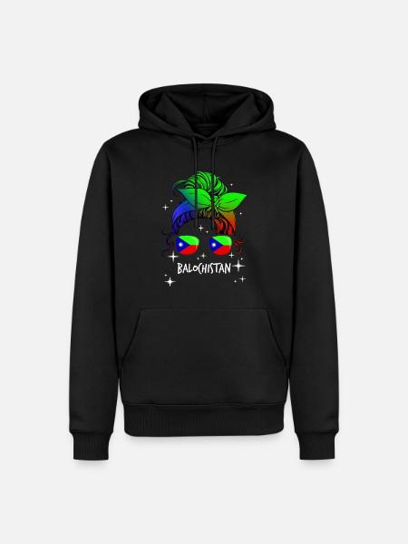 Baloutchistan - Sweat à capuche Premium bio Homme - noir