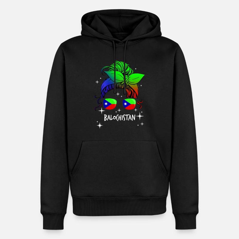 Baloutchistan - Sweat à capuche Premium bio Homme - noir